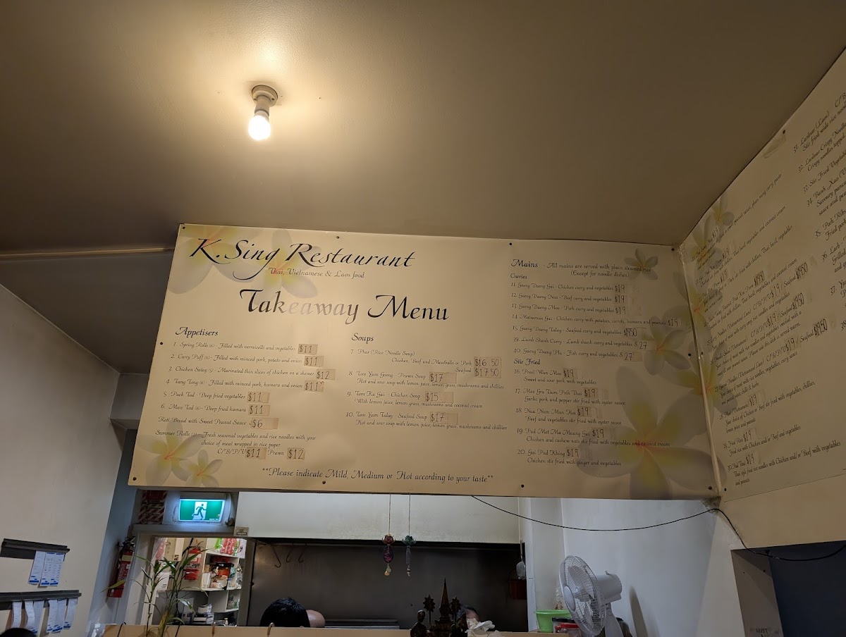 Menu K Sing Restaurant-1